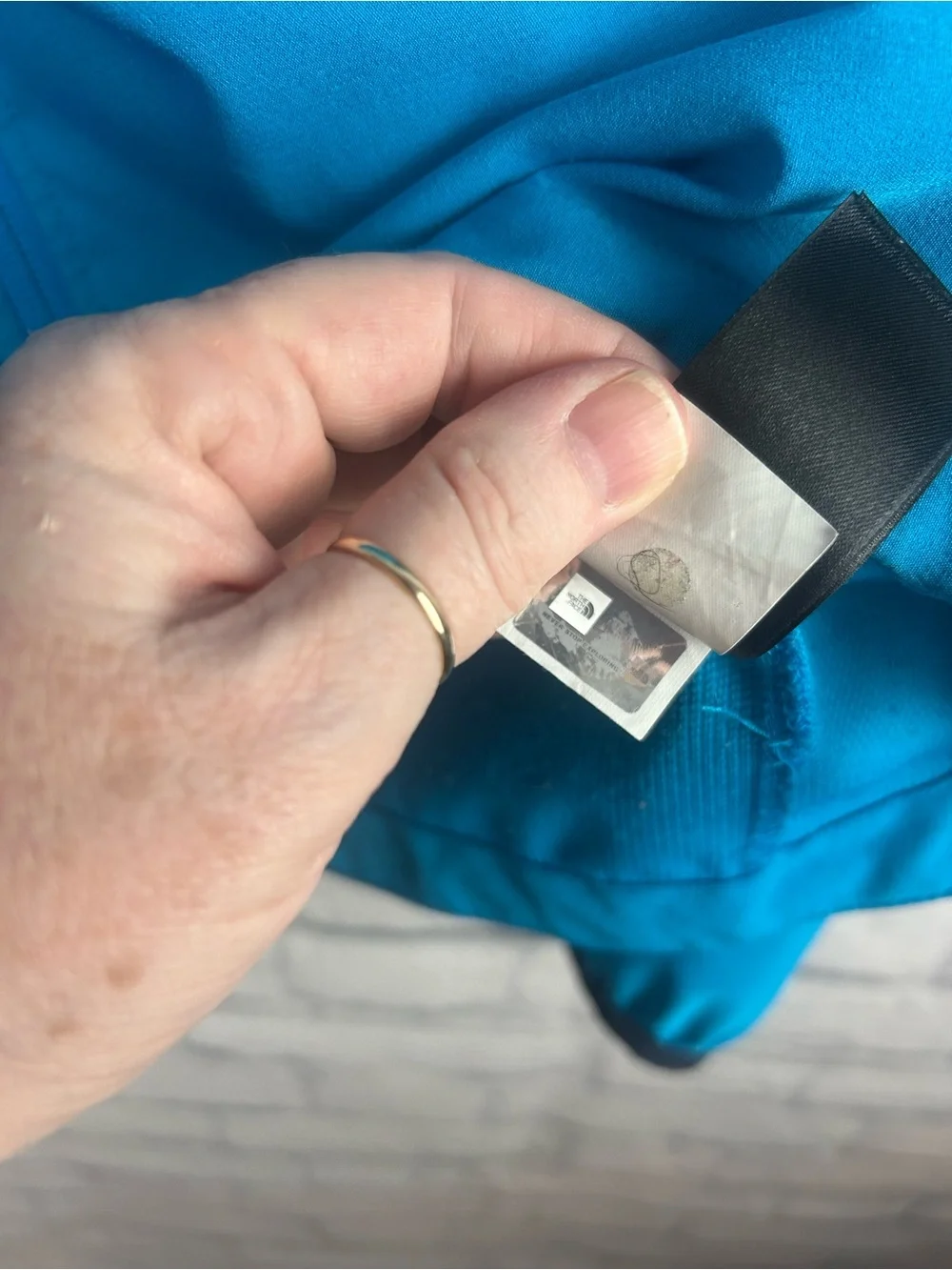 The North Face WindWall Hooded Soft Shell Jacket Blue Full Zip Men’s Large